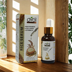 Oval Rice Serum – Deep Hydration & Natural Glow