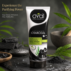 Oval Activated Charcoal Face Wash – Oil Control & Deep Cleansing Formula