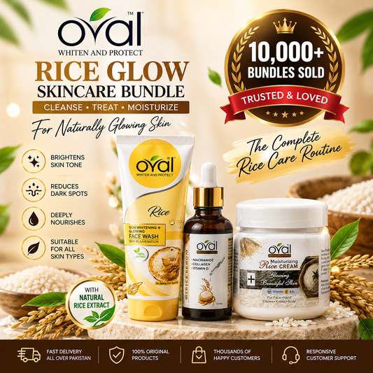 OVAL Rice Glow Skincare Bundle